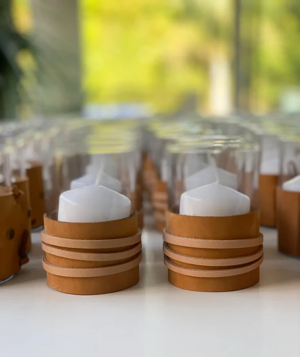 Velas doble cuero – Set x2 - Velas y Portavelas, Uruguay | Dreams On Time
