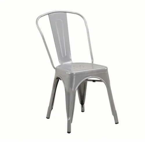 Silla Tolix Metalica Vintage Asiento Metal Moderna Comedor - Sillas, Uruguay | Muebles Express