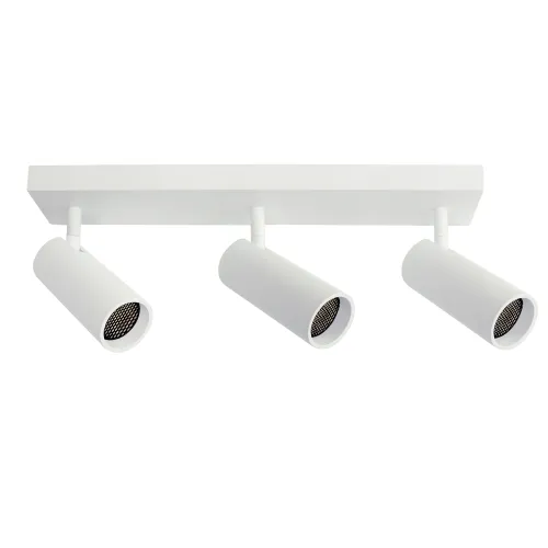 Luminaria de Adosar Long Leticia Triple Orientable Blanca en Blanco - Lámparas colgantes, Uruguay | Serlux