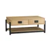 Mesa De Living 2 Cajones Madera Maciza Pino Encerado - Mesas de living, Uruguay | Lais Muebles, vista 4 de 7