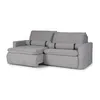 Sofá Cama Sense - Tela Microfibra - Berlin 05 (Ceniza) en Gris - Sillones y sofás, Uruguay | NYR, vista 3 de 8