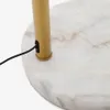 Lámpara de pie Madali de metal con acabado latón y mármol blanco en Amarillo - Lámparas de pie, Uruguay | Kavehome, vista 5 de 8