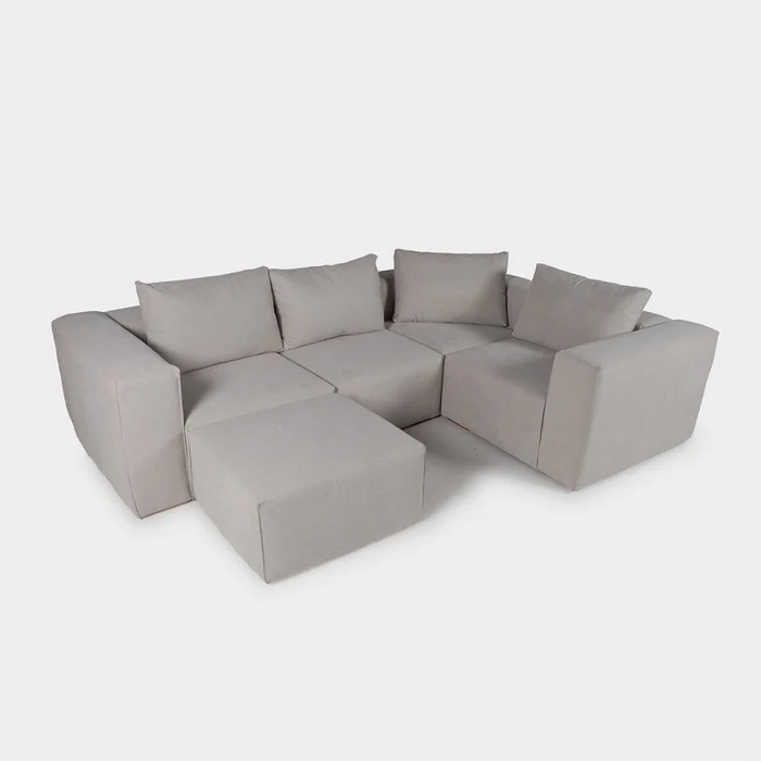Rinconera Modular Trend (5 módulos) - Tela Microfibra - FX5-341 (Arena) en Beige - Sillones y sofás, Uruguay | Nyr, vista 7