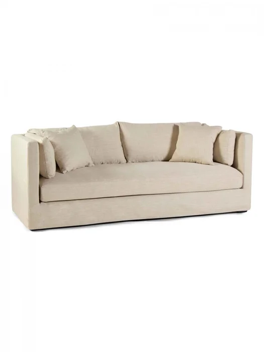 SOFA LESTAT 3,5 PLAZAS TELA HL LINEN 236X96X84H CM - Sillones y sofás, Uruguay | Vinibel, vista 2