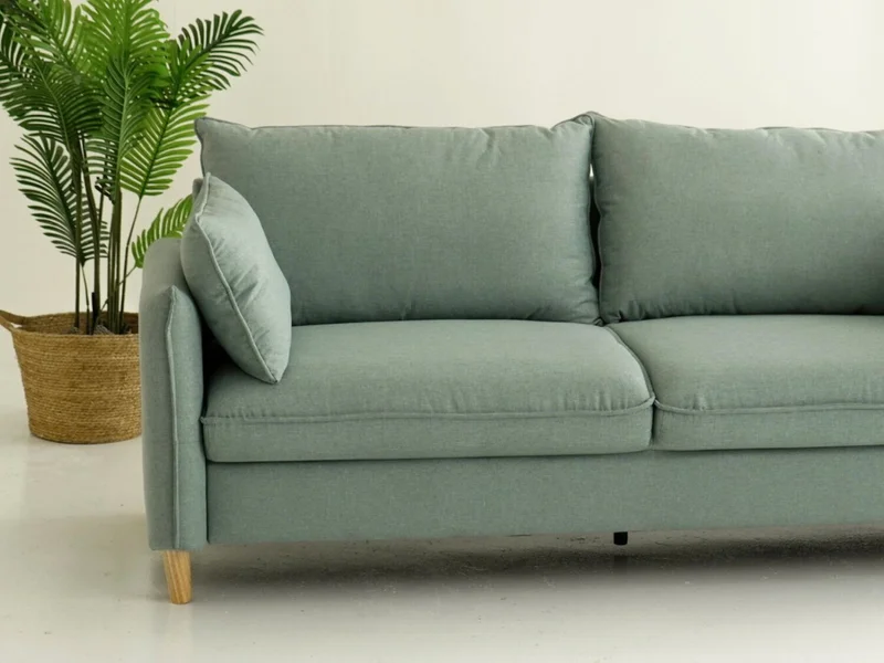 Sofá 3 cps OSLO - Menta en Verde - Sillones y sofás, Uruguay | Finkel, vista 4