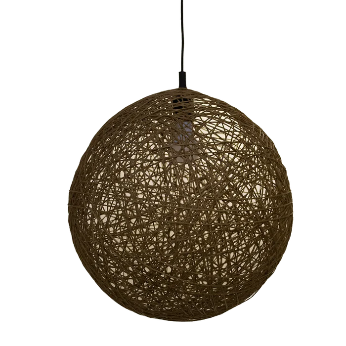 Luminaria Colgante Esfera 40 cm - Hilo de cartón - Lámparas colgantes, Uruguay | Bascu House