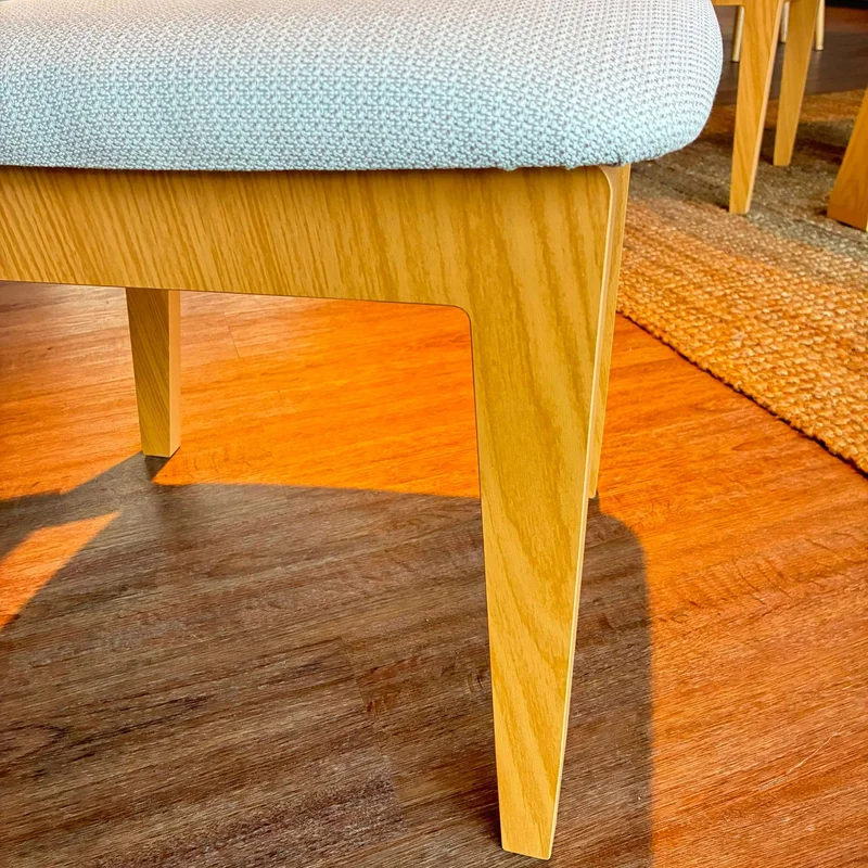 Silla de comedor Monica 100% MDF con RATAN en Madera natural - Sillas, Uruguay | Balton, vista 4