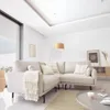 Almohadón Aima beige y blanco - 45 x 45 cm en Blanco - Textiles, Uruguay | Kavehome, vista 3 de 7