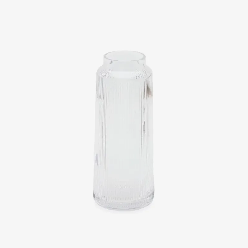 Jarrón Claudia de vidrio transparente - 30 cm en Transparente - Jarrones, Uruguay | Kavehome