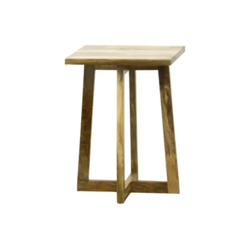 M-16 Mesa auxiliar 45x45x62 en Madera natural - Mesas de living, Uruguay | Victoriana