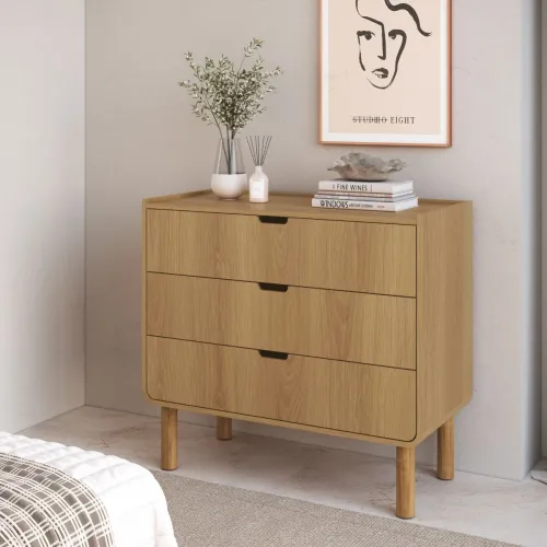 Comoda Aura - Natural en Marrón - Cómodas, Uruguay | NYR