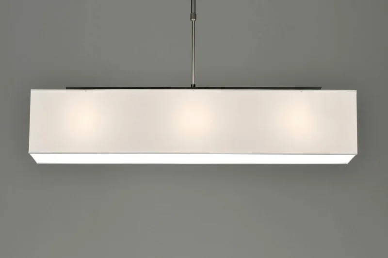 Colgante rectangular blanco en Blanco - Lámparas colgantes, Uruguay | La Perla, vista 7