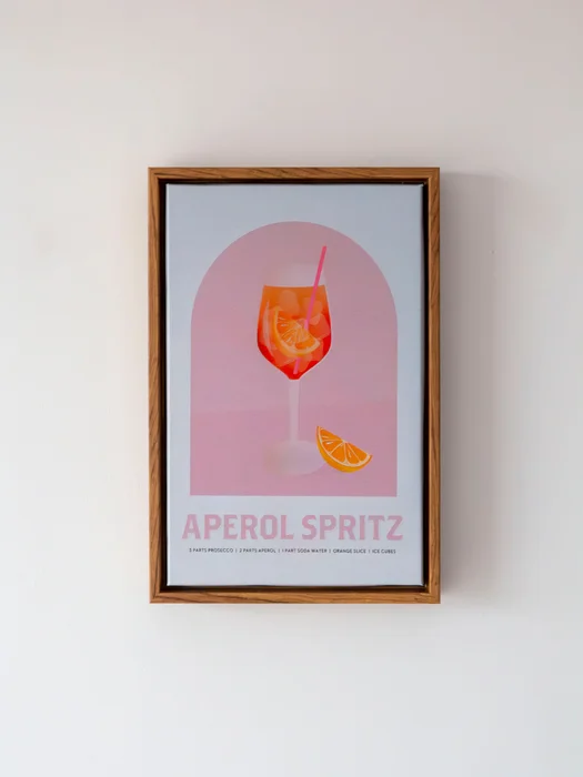 lámina aperol ii en Multicolor - Decoración de pared, Uruguay | Proyecto Forma