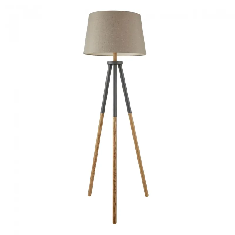 Lampara de pie Shelbys - Estilo Nórdico en Beige - Lámparas de pie, Uruguay | Rústico Hogar