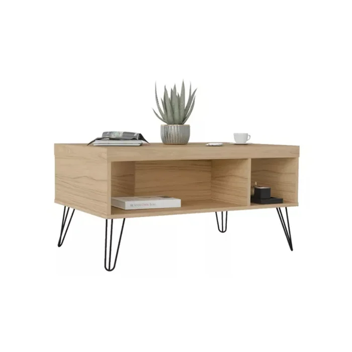 Mesa De Living Mesa Ratona Diseño Elegante Moderno Marron en Marrón - Mesas de living, Uruguay | Soy Hogar, vista 4