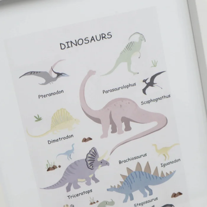 Cuadro Dino Ii, 30x40, Multicolor Papel Wz221521a en Multicolor - Decoración de pared, Uruguay | Divino, vista 2