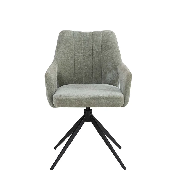 Silla De Comedor Metal-y-tela Mora en Verde - Sillas, Uruguay | Divino, vista 3