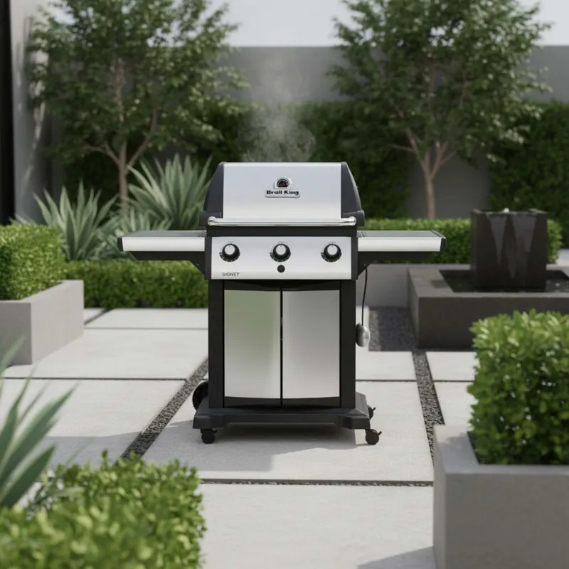 Parrilla Barbacoa Acero-inoxidable Gris Broilking en Gris - Exterior, Uruguay | Divino