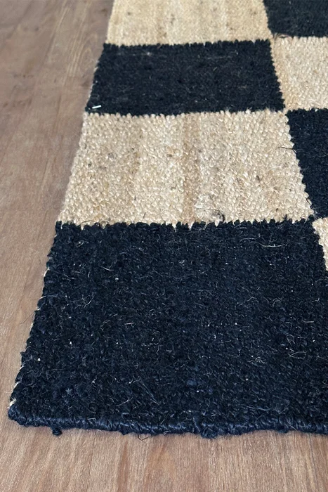 ALFOMBRA BOARD JUTE 300X400 NATURAL BLACK en Negro - Alfombras, Uruguay | Vinibel, vista 4