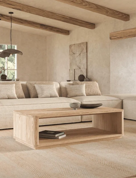 MESA DE CENTRO BAKERS BEA ROBLE NATURAL en Madera natural - Mesas de living, Uruguay | Masinfinito Casa, vista 2