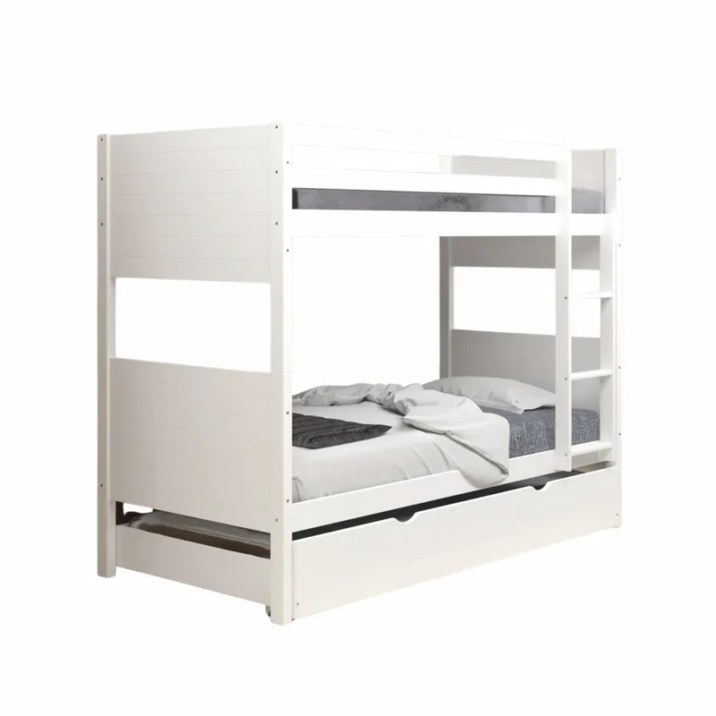 Tricama Cucheta Captain - 1 Plaza - B103 - Blanco en Blanco - Dormitorio, Uruguay | Rústico Hogar