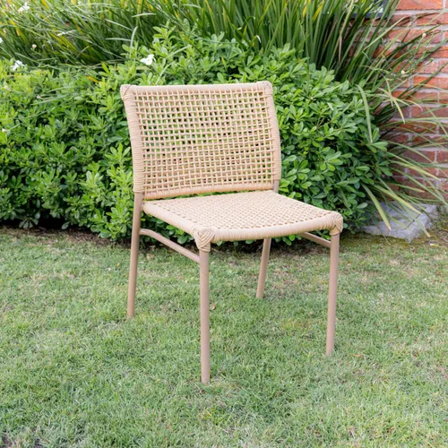 Sillas en cuerda náutica y aluminio en Beige - Sillas, Uruguay | Entrecasa