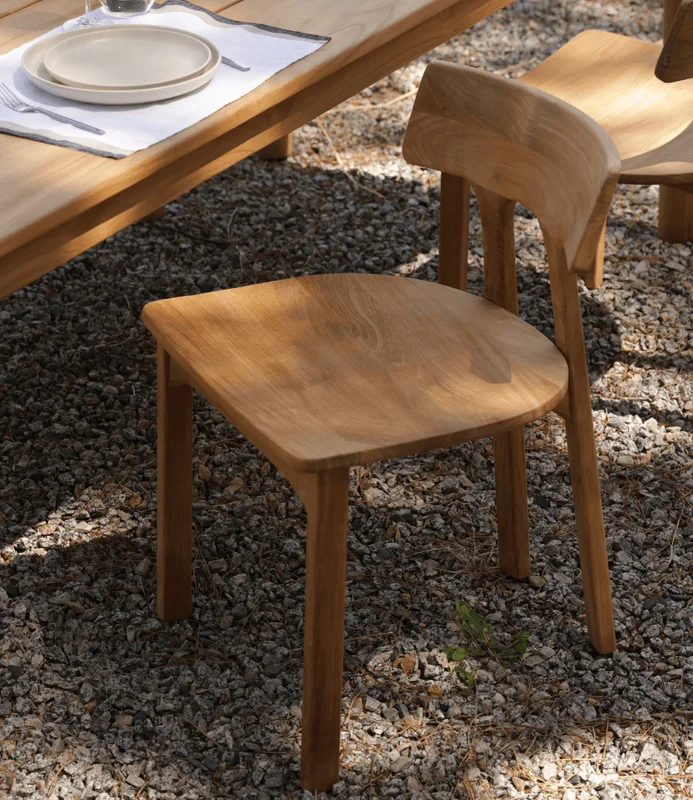 SILLA LARA TEKA 52X48X72 en Madera natural - Muebles para el exterior, Uruguay | Masinfinito Casa, vista 3