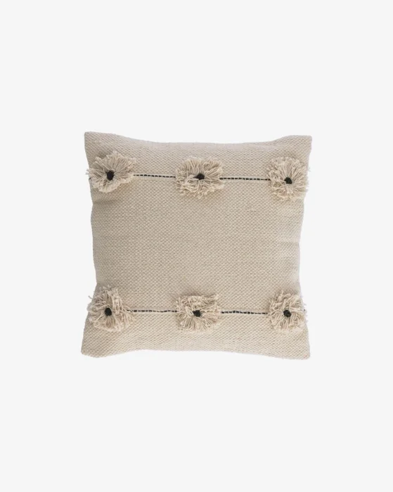 Almohadón Belisa 45 x 45 cm en Beige, Uruguay | Kavehome