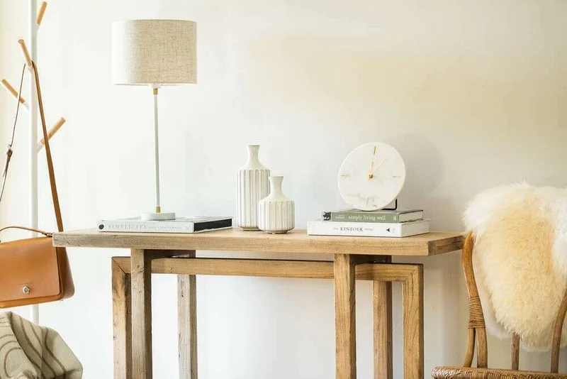 MESA DE ARRIMO / CONSOLA GEO - OLMO - 1.20 MTS en Madera natural - Bibliotecas, Uruguay | La Iberica, vista 15