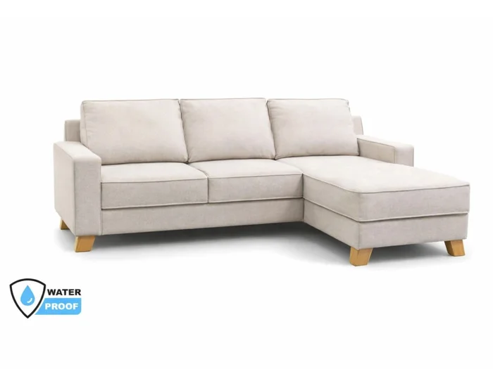 Sofa con Chaise VENTO en Beige - Sillones y sofás, Uruguay | Finkel