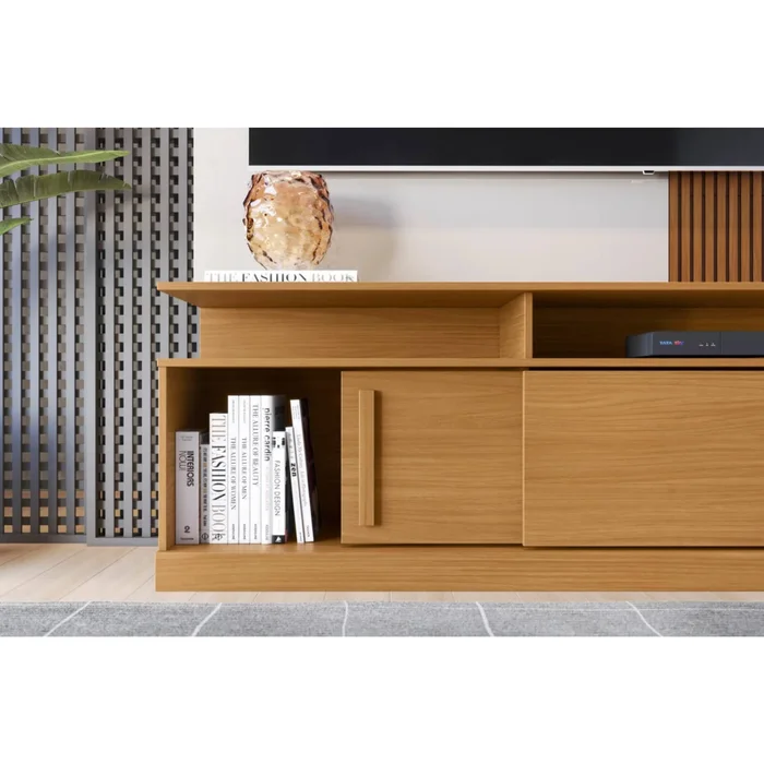 Rack TV Chicago - Blanco en Blanco - Muebles para TV, Uruguay | Nario Hogar, vista 2