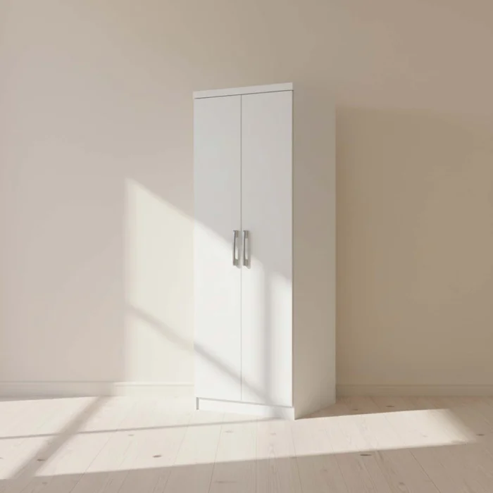 Placard Ropero 2 Puertas Mdp Blanco Multiuso D110 en Blanco - Roperos y placares, Uruguay | Divino