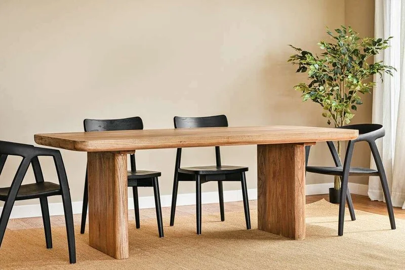 MESA COMEDOR ATHENA - 2.00 X 1.00 MTS en Madera natural - Mesas de comedor, Uruguay | La Iberica, vista 8