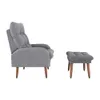 Kit Poltrona + Puff Relax - Gris en Gris - Sillones y sofás, Uruguay | Ecowood, vista 4 de 5