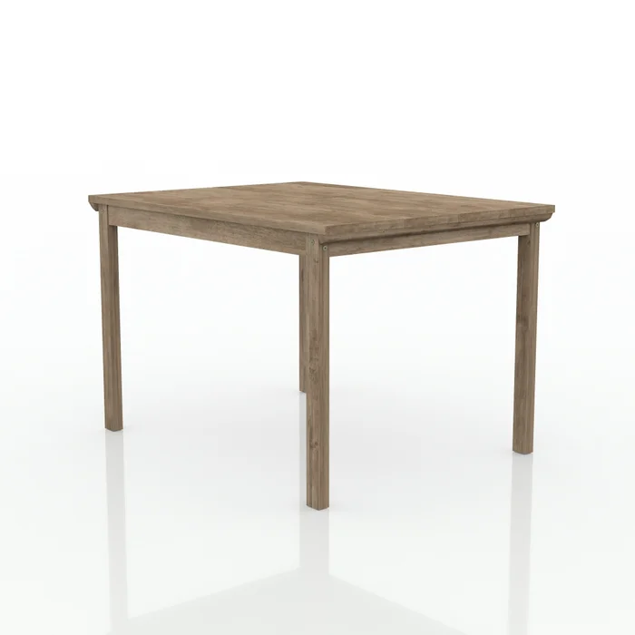 MH- JUEGO DE COMEDOR ITALIA 4 SILLAS EUCALIPTO RUSTICO en Madera natural - Mesas de comedor, Uruguay | Alfa Ventas, vista 3