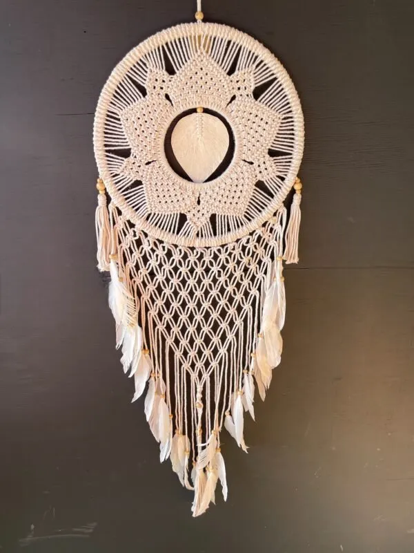 Atrapasueños Bunga en Beige - Decoración, Uruguay | Balihai