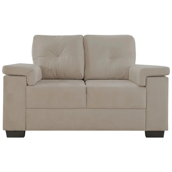 Sillón 2 Cuerpos Laura - Tela Beige en Beige - Sillones y sofás, Uruguay | Ecowood, vista 2
