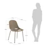 Silla Quinby - beige en Beige - Sillas, Uruguay | Kavehome, vista 7 de 7