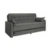 Sillón Cama 3 Cuerpos Tela Gris Madalena Grafito en Gris - Sillones y sofás, Uruguay | Divino, vista 2 de 6