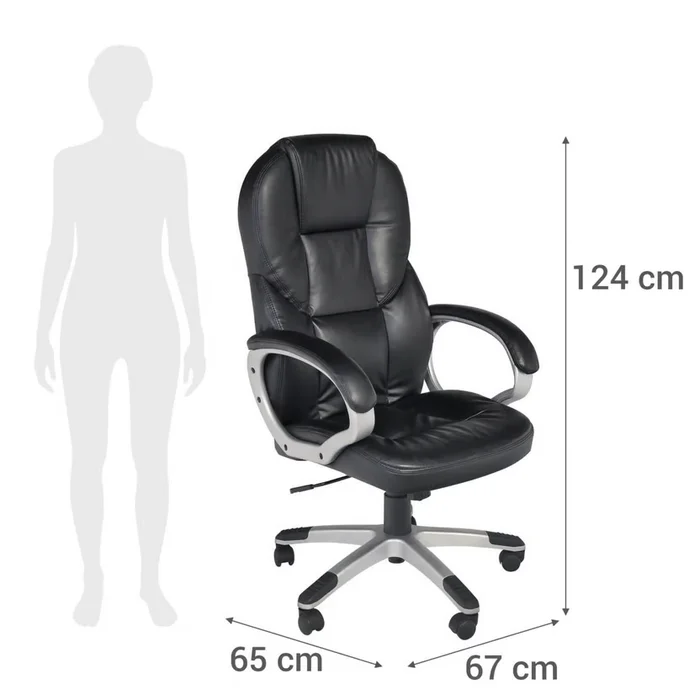 Producto: Sillón Director 117 de AMARELO en Negro - Escritorios y sillas de escritorio, Uruguay | Amarelo, vista 3