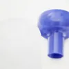 Jarrón Kelse de vidrio transparente y azul 30,5 cm - Jarrones, Uruguay | Kavehome, vista 3 de 3