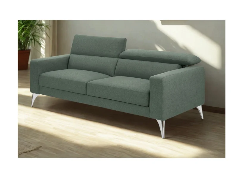 Sofá 3 cps MILO Easy Clean - Verde en Verde - Sillones y sofás, Uruguay | Finkel, vista 3