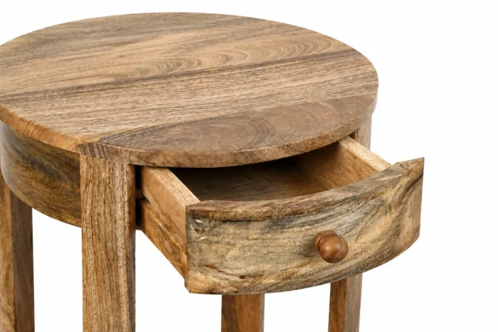 M189 Mesa Auxiliar 45x40x68 en Madera natural - Mesas de living, Uruguay | Victoriana, vista 3