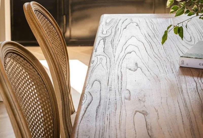 MESA COMEDOR DE OLMO ISABEL - 2.00 X 1.00 MTS en Madera natural - Mesas de comedor, Uruguay | La Iberica, vista 26
