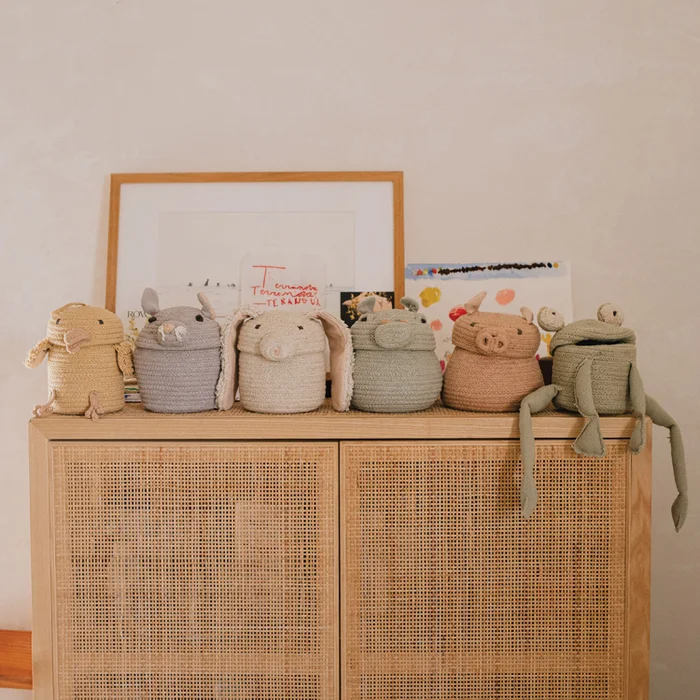 Canastos Animal Crew - Mini Rita the Rabbit en Beige - Canastos, Uruguay | Walnut, vista 3