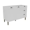 Bajo Mesada 2 Puertas 3 Cajones Mdf Tiradores Metalicos en Blanco - Butacas, banquetas y puffs, Uruguay | Soy Hogar, vista 1 de 8