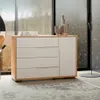 Cómoda Zapatera Nordik - 4 cajones 1 puerta - Beige en Beige - Cómodas, Uruguay | Ecowood, vista 1 de 4