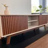 Rack para tv San Francisco 180cm con Listones de Madera en Madera natural - Muebles para TV, Uruguay | Balton, vista 3 de 10