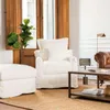 PUFF ALMA LINO BLANCO - 81 X 81 CMS - Sillones y sofás, Uruguay | La Iberica, vista 3 de 7