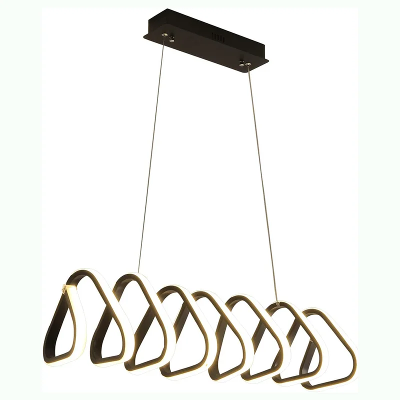 Luminaria led colgante 162W Negro en Negro - Lámparas colgantes, Uruguay | Decotech, vista 3